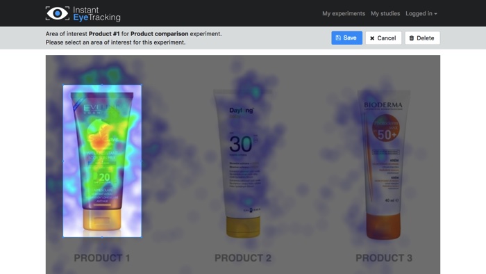 Package design comparison – AOI – Product #1